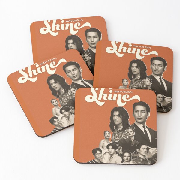 Item preview, Shine the series official poster thai BL Mile Phakphum Apo Nattawin kinnporsche love is love boys love boys shounen ai mileapo  designed and sold by Kpop-Noona.