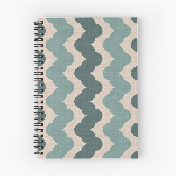 Item preview, Scallop zig zag in washed teal green designed and sold by FrancesPoff.