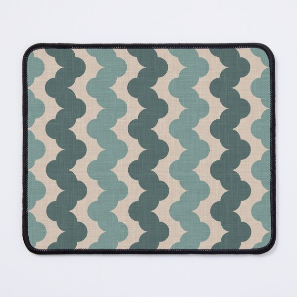 Item preview, Scallop zig zag in washed teal green designed and sold by FrancesPoff.