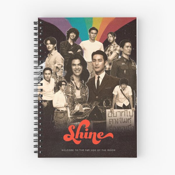 Artikelvorschau, Shine, das offizielle Poster der Serie, Thai BL Mile Phakphum Apo Nattawin, Kinnporsche, Love is Love Boys, Love Boys Shounen, Ai Mileapo entworfen und verkauft von Kpop-Noona.