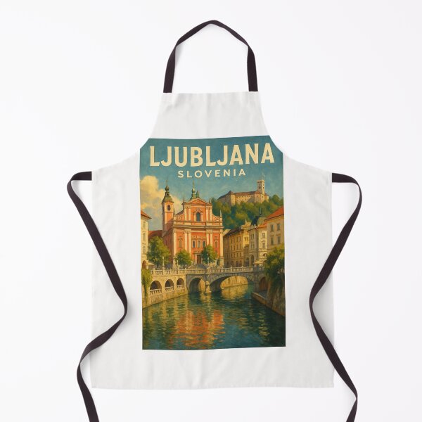 Item preview, Evening Glow Over Ljubljana Castle, Slovenia designed and sold by Places On Earth.