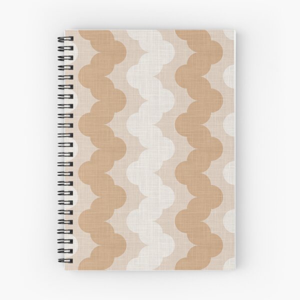Item preview, Scallop zig zag stripe in neutral boho beige taupe designed and sold by FrancesPoff.