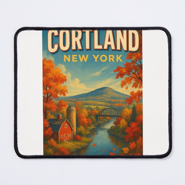 Item preview,  Autumn in Cortland Valley, New York designed and sold by Places On Earth.