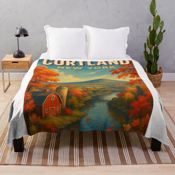 Item preview,  Autumn in Cortland Valley, New York designed and sold by Places On Earth.