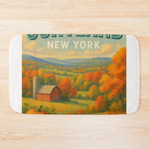 Item preview,  Pumpkin Fields of Cortland, New York in Fall designed and sold by Places On Earth.