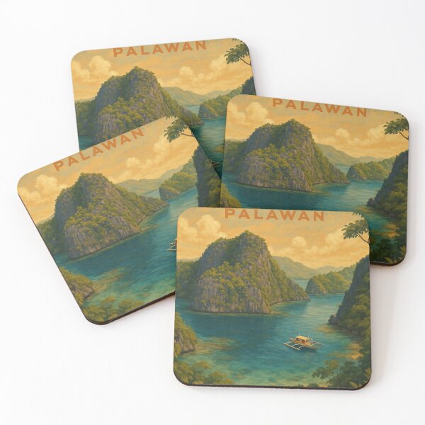 Item preview,  Limestone Cliffs and Lagoon of Coron, Palawan, Philippines designed and sold by Places On Earth.