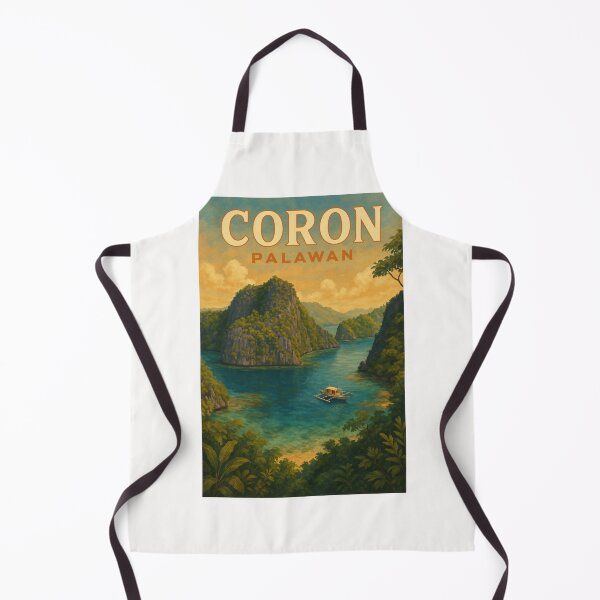 Item preview,  Limestone Cliffs and Lagoon of Coron, Palawan, Philippines designed and sold by Places On Earth.
