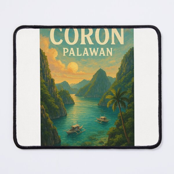 Item preview, Sunset Over Coron Bay, Palawan, Philippines designed and sold by Places On Earth.