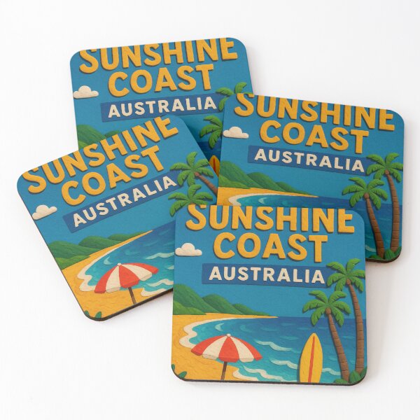 Item preview,  Sunshine Coast Beach Scene, Queensland, Australia designed and sold by Places On Earth.