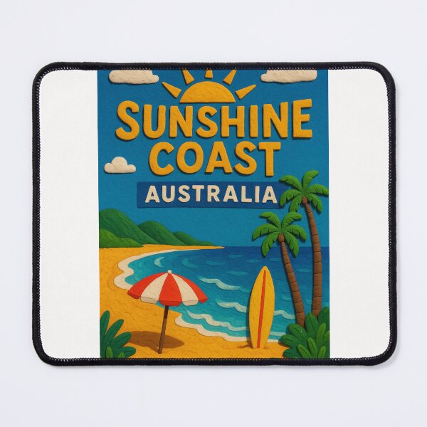 Item preview, Sunshine Coast Beach Scene, Queensland, Australia designed and sold by Places On Earth.