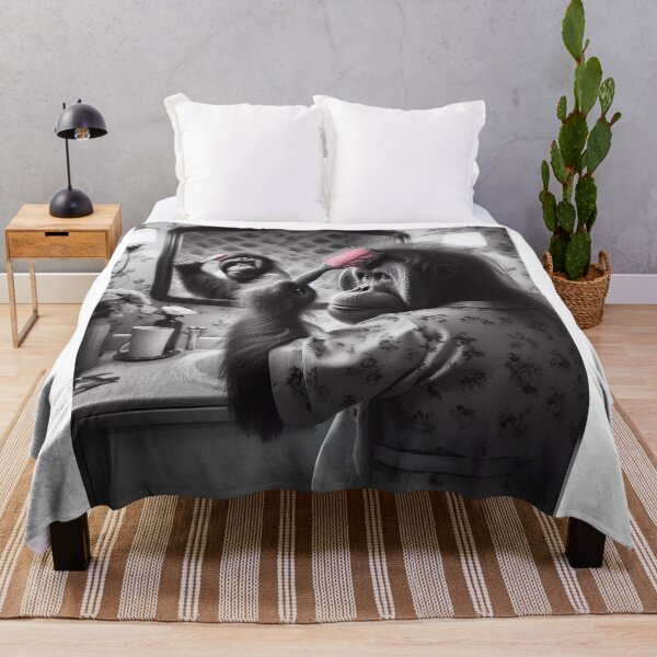 Item preview, "Hairy Styles: Ape-solutely Glamorous!" designed and sold by Print Fiction.