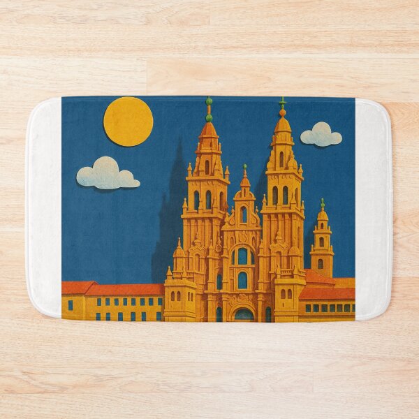 Item preview,  Santiago de Compostela Cathedral, Galicia, Spain designed and sold by Places On Earth.