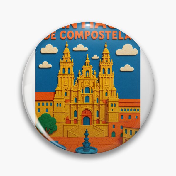 Item preview,  Santiago de Compostela Cathedral Plaza, Galicia, Spain designed and sold by Places On Earth.