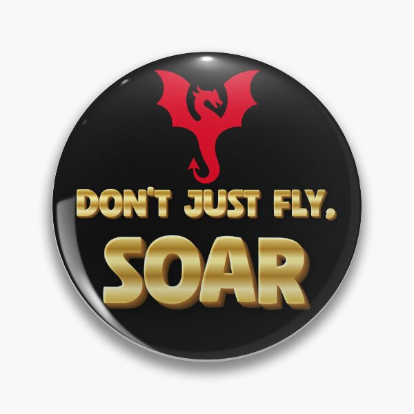 Item preview, DON'T JUST FLY, SOAR designed and sold by Pawprintgallary.