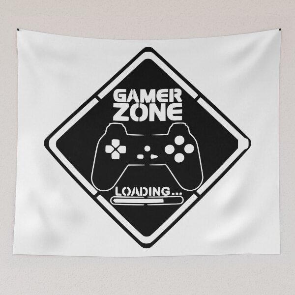 Item preview, WARNING GAMER ZONE LOADING BLK designed and sold by LuizSilva1983.