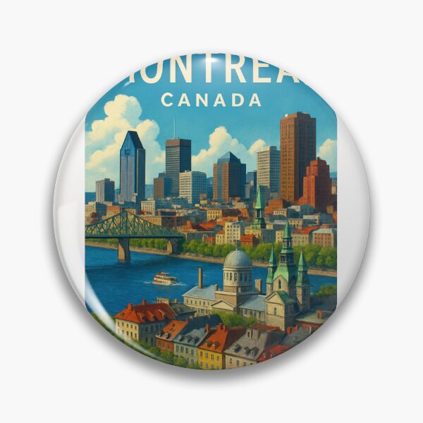Item preview,  Skyline and Waterfront of Montréal, Québec, Canada designed and sold by Places On Earth.