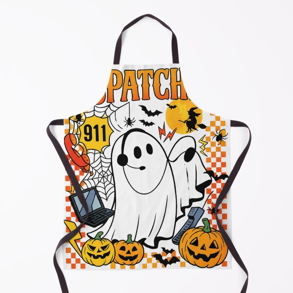 Item preview, Funny Halloween Dispatcher Ghost – 911 Emergency Design designed and sold by haitrieuic96.