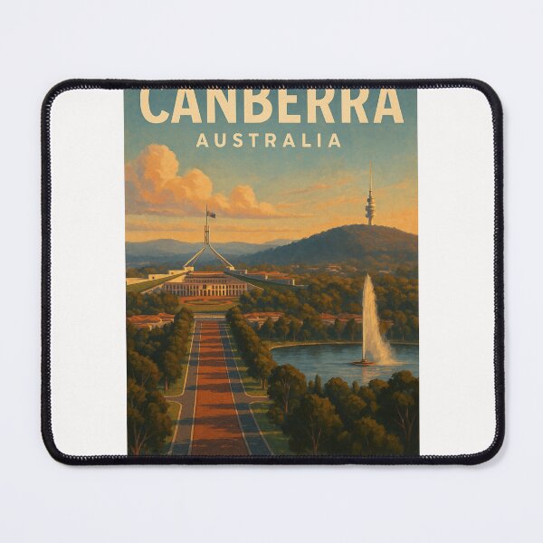 Item preview, Canberra Skyline and Black Mountain Tower, Australia designed and sold by Places On Earth.