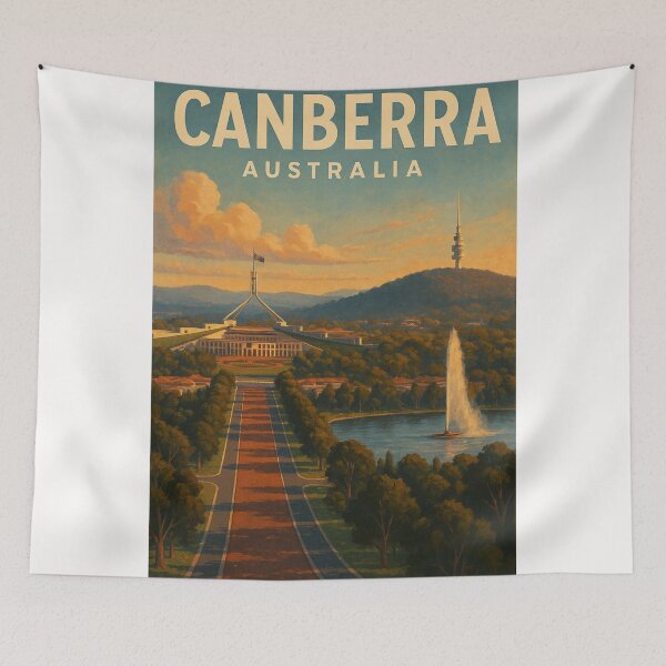 Item preview,  Canberra Skyline and Black Mountain Tower, Australia designed and sold by Places On Earth.