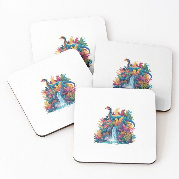 Item preview, Parasaurolophus Overlooking Jungle Waterfall designed and sold by Bambear.