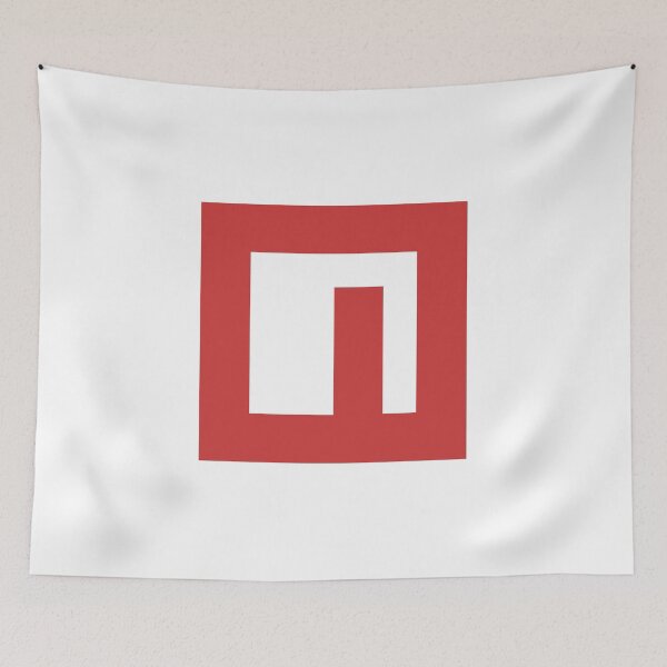 Item preview, npm logo: square - n - red designed and sold by hellkni9ht.