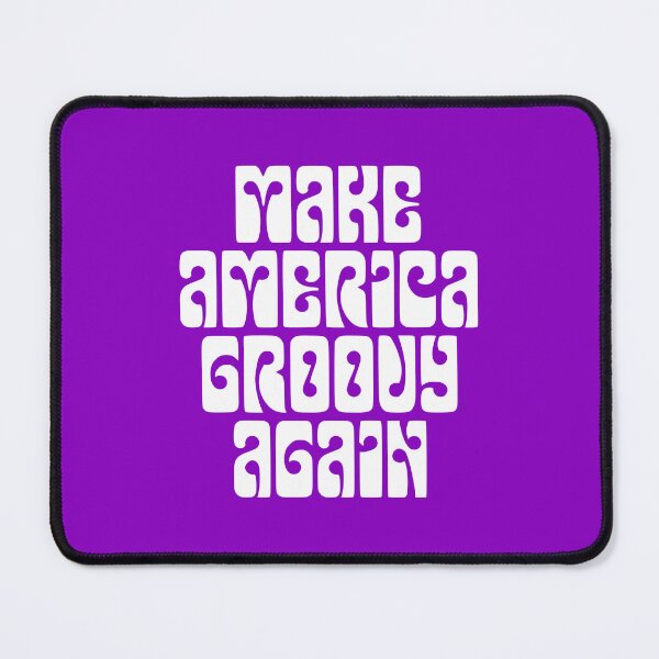 Item preview, MAGA - Make America Groovy Again - white print designed and sold by retropetrol.