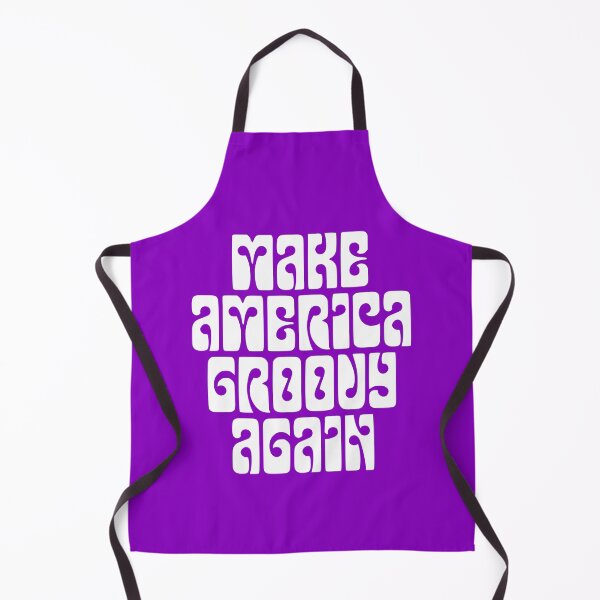 Item preview, MAGA - Make America Groovy Again - white print designed and sold by retropetrol.