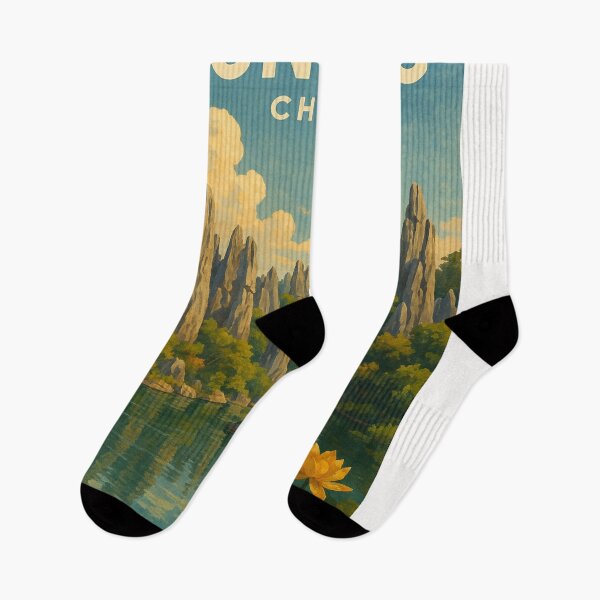 Item preview,  Stone Forest Reflections with Lotus Blossoms, Kunming, Yunnan, China designed and sold by Places On Earth.