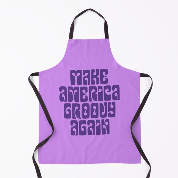 Item preview, MAGA - Make America Groovy Again - purple print designed and sold by retropetrol.