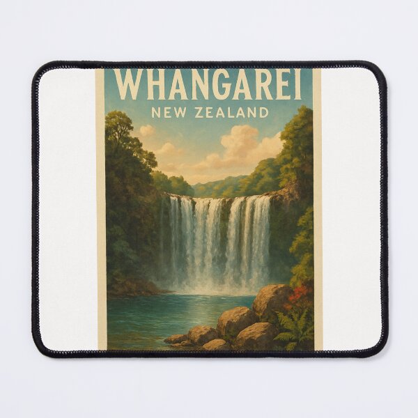 Item preview,  Whangārei Falls Cascading into Native Forest Pool, Northland, New Zealand designed and sold by Places On Earth.