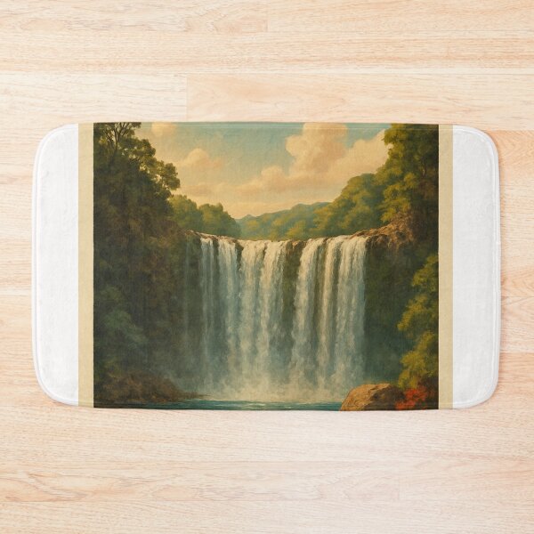 Item preview,  Whangārei Falls Cascading into Native Forest Pool, Northland, New Zealand designed and sold by Places On Earth.