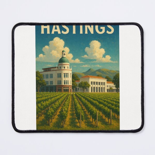 Item preview,  Art Deco Landmark and Vineyards, Hastings, Hawke’s Bay, New Zealand designed and sold by Places On Earth.