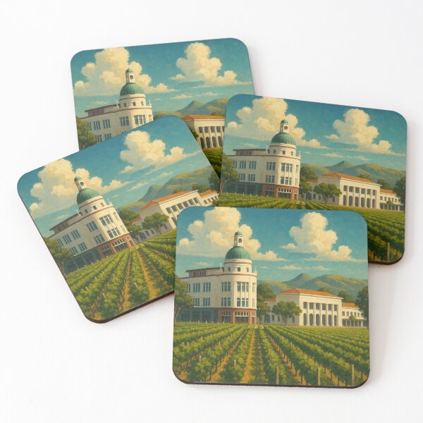 Item preview,  Art Deco Landmark and Vineyards, Hastings, Hawke’s Bay, New Zealand designed and sold by Places On Earth.