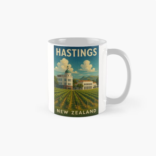 Item preview,  Art Deco Landmark and Vineyards, Hastings, Hawke’s Bay, New Zealand designed and sold by Places On Earth.