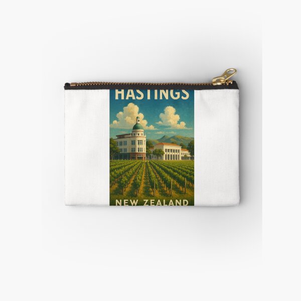 Item preview,  Art Deco Landmark and Vineyards, Hastings, Hawke’s Bay, New Zealand designed and sold by Places On Earth.