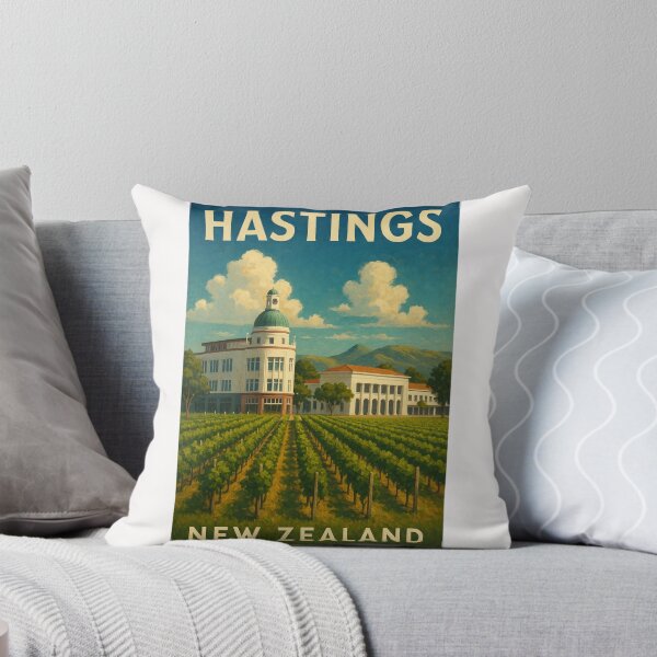 Item preview,  Art Deco Landmark and Vineyards, Hastings, Hawke’s Bay, New Zealand designed and sold by Places On Earth.