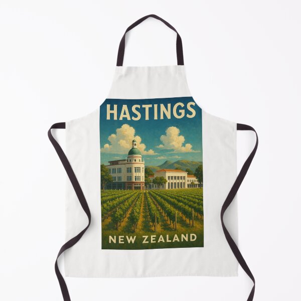 Item preview,  Art Deco Landmark and Vineyards, Hastings, Hawke’s Bay, New Zealand designed and sold by Places On Earth.