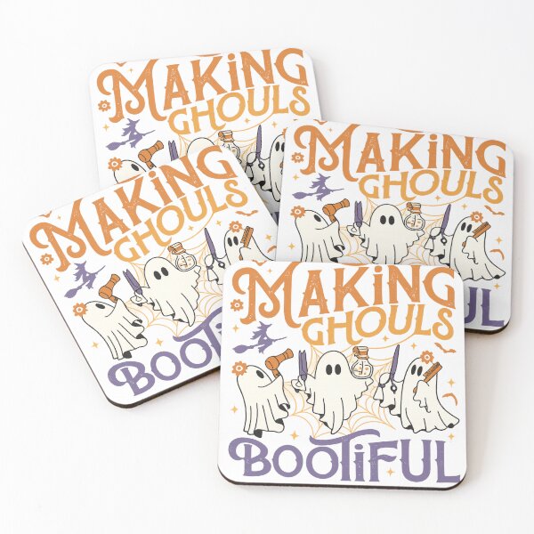Item preview, Making Ghouls Bootiful – Funny Halloween Beauty Ghost Design designed and sold by haitrieuic96.