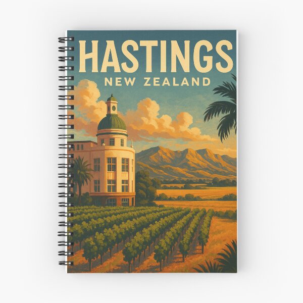 Item preview,  Sunset over Vineyards and Art Deco Dome, Hastings, Hawke’s Bay designed and sold by Places On Earth.