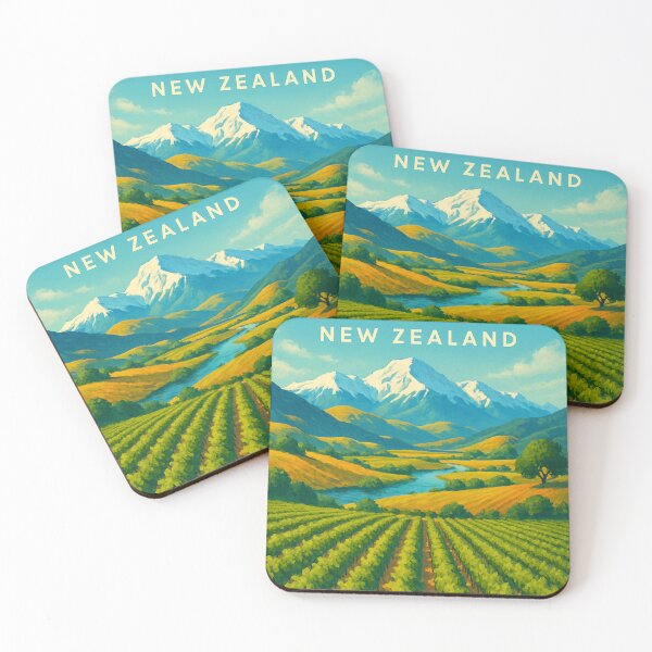 Item preview,  Marlborough Vineyards and Alpine Peaks, Blenheim, New Zealand designed and sold by Places On Earth.