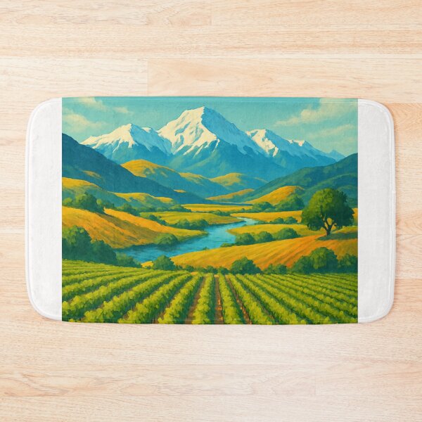 Item preview,  Marlborough Vineyards and Alpine Peaks, Blenheim, New Zealand designed and sold by Places On Earth.