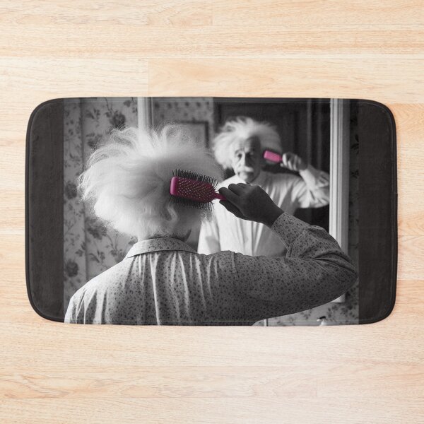 Item preview, "Hair-brained Theory: Einstein's Morning Routine" designed and sold by Print Fiction.
