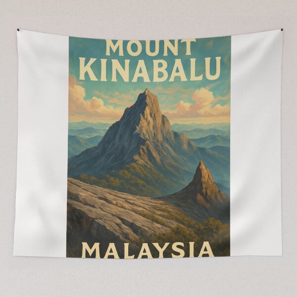 Item preview,  Mount Kinabalu Peak, Sabah Malaysia designed and sold by Places On Earth.