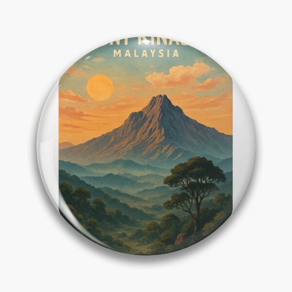 Item preview,  Sunrise Over Mount Kinabalu, Sabah Malaysia designed and sold by Places On Earth.