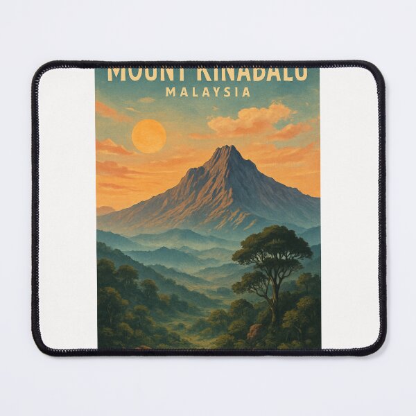 Item preview, Sunrise Over Mount Kinabalu, Sabah Malaysia designed and sold by Places On Earth.