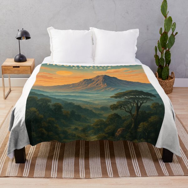 Item preview,  Sunrise Over Mount Kinabalu, Sabah Malaysia designed and sold by Places On Earth.