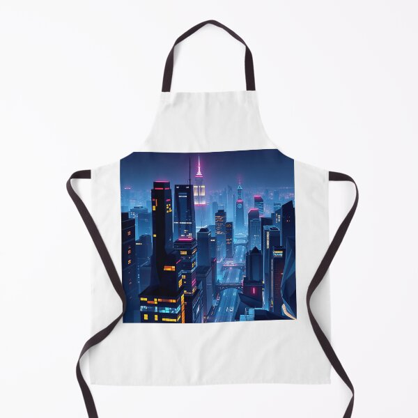 Item preview, Neon Angular Cityscape designed and sold by sharon1210.