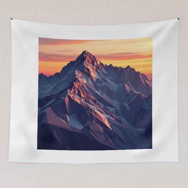 Item preview, Polygonal Mountain Range Art designed and sold by sharon1210.
