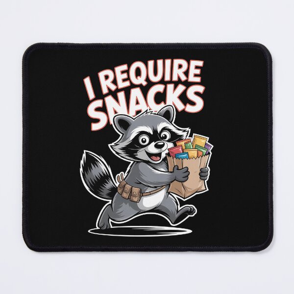 Item preview, I Require Snacks – Snack Thief on the Loose designed and sold by Stock4U.
