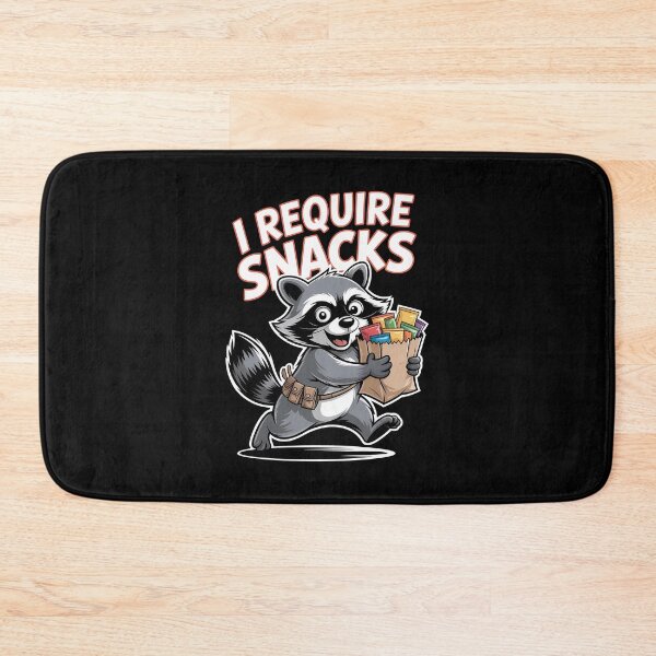 Item preview, I Require Snacks – Snack Thief on the Loose designed and sold by Stock4U.